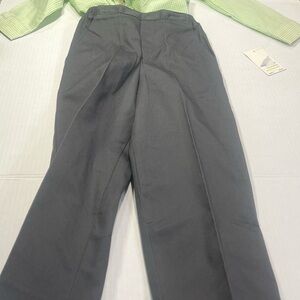 Kids Green and Gray Matching Set